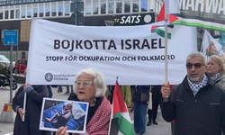 İsrail'in Gazze ve Lübnan'daki Katliamları İsveç'te Protesto Edildi