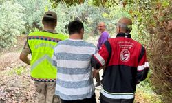 Hatay'da kayalıklarda mahsur kalan kişi kurtarıldı
