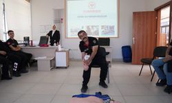 Kahramanmaraş'ta İtfaiye Personeline Uygulamalı İlk Yardım Eğitimi Verildi