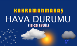 Hafta Sonu Hava Nasıl Olacak? Kahramanmaraş’ta 3 Günlük Hava Durumu Açıklandı