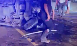 Kahramanmaraş’ta Ağcalı Kavşağı’nda Kaza: Servis Aracı Yan Yattı