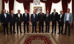 AK Parti Kahramanmaraş Heyeti İl Jandarma Komutanı Tataroğlu’nu Ziyaret Etti