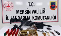 Mersin'de evinde silah ele geçirilen şüpheli tutuklandı