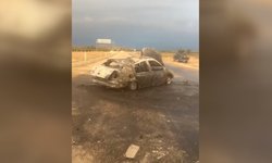 Kozan'da Tankere Çarpan Otomobil Alev Alev Yandı: 1 Yaralı