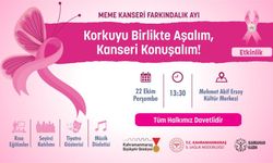 Kahramanmaraş'ta Kadın Sağlığı İçin Anlamlı Hamle: Meme Kanseri Farkındalık Etkinliği Düzenleniyor