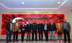 Kahramanmaraş Gazeteciler Cemiyeti’nden Emniyet Müdürü Beyti Kalaycı'ya Ziyaret