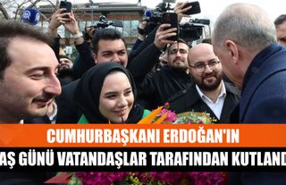 Cumhurbaşkanı Erdoğan'ın 70. yaş günü vatandaşlar tarafından kutlandı