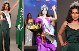 Suudi Arabistan'da bir ilk daha! Güzellik yarışmasına katıldılar