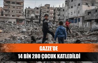 Gazze’de 14 Bin 280 Çocuk Katledildi
