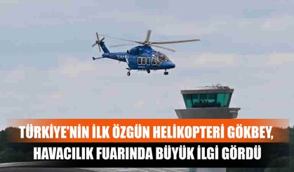 Türkiye'nin İlk Özgün Helikopteri Gökbey, Havacılık Fuarında Büyük İlgi Gördü