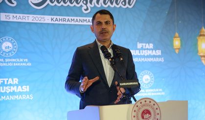 Bakan Kurum, Kahramanmaraş'ta iftar programında konuştu: