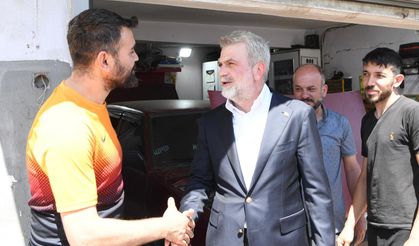 Başkan Görgel, Kanuni’de Esnaf ve Vatandaşlarla Bir Araya Geldi