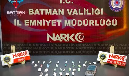 Batman'da uyuşturucu operasyonunda yakalanan 6 zanlı tutuklandı