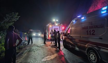 Hatay'da uçuruma devrilen otomobildeki 5 kişi yaralandı
