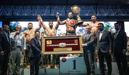 57 yıl sonra düzenlenen Yağlı Güreş Cumhurbaşkanlığı Kupası’nın şampiyonu Orhan Okulu
