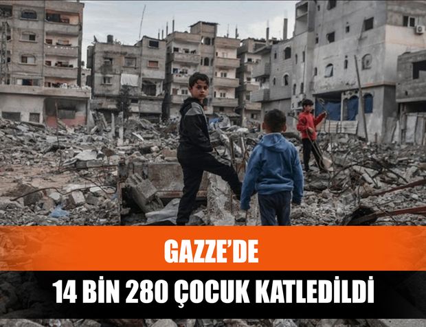 Gazze’de 14 Bin 280 Çocuk Katledildi