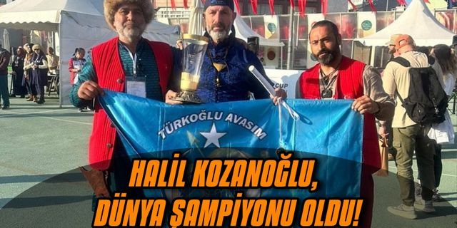 Halil Kozanoğlu, dünya şampiyonu oldu!