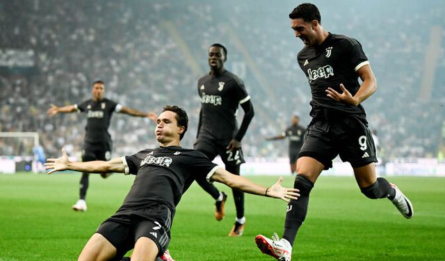 Juventus, Udinese'yi farklı yendi