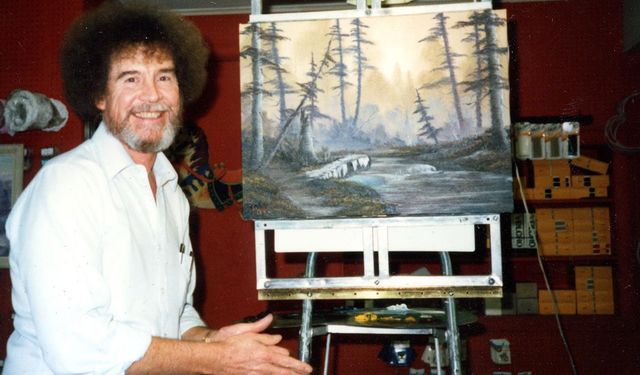 Ressam Bob Ross'un "Resim Sevinci" programında yaptığı ilk tablo 9,85 milyon dolara satışta