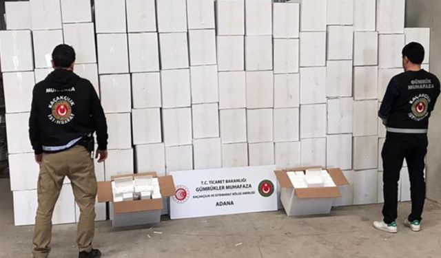 8 milyon 235 bin makaron ele geçirildi