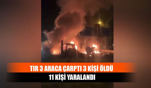 Kahramanmaraş - Gaziantep yolunda feci kaza!