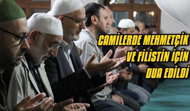 Camilerde Mehmetçik ve Filistin için dua edildi