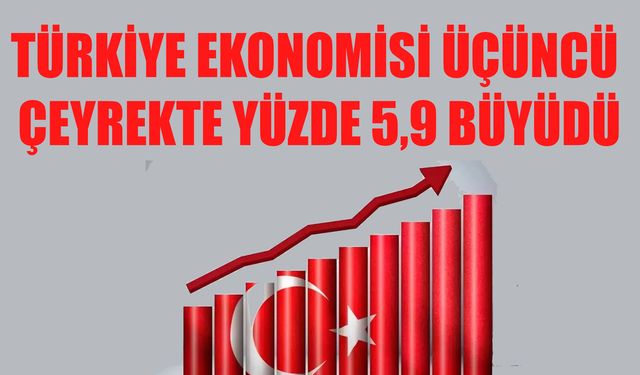 Türkiye Ekonomisi Üçüncü Çeyrekte Yüzde 5,9 Büyüdü