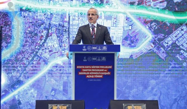 Bakan Uraloğlu: Konyaray Projesi sanayi bölgesine de hizmet edecek