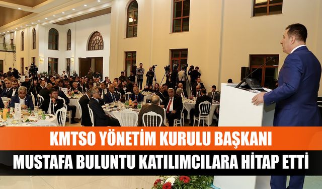 Başkan Mustafa Buluntu katılımcılara hitap etti