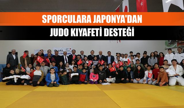 Sporculara Japonya'dan judo kıyafeti desteği
