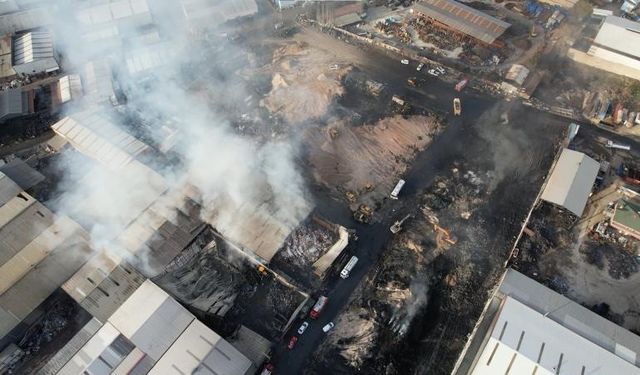 Ankara'daki yangının boyutu gün ağarınca ortaya çıktı