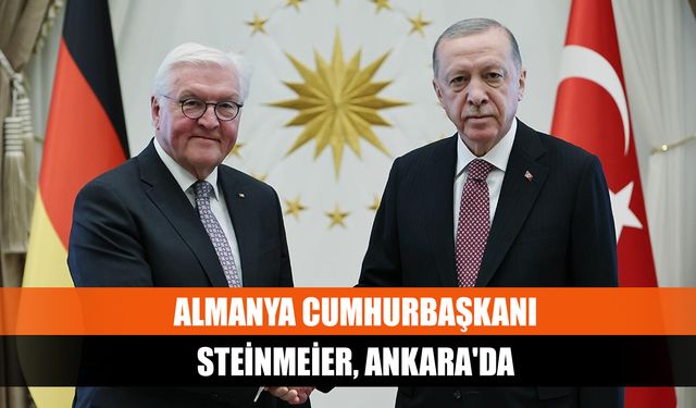 Almanya Cumhurbaşkanı Steinmeier, Ankara'da