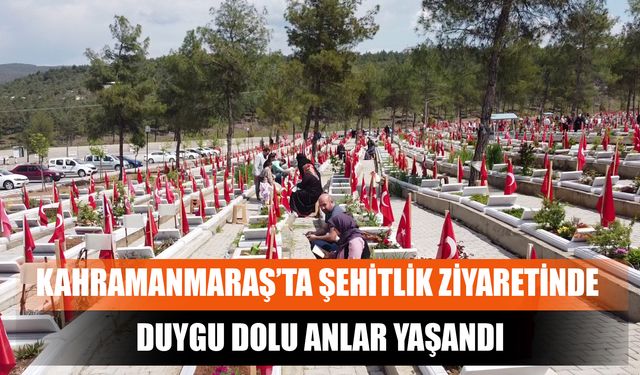 Kahramanmaraş'ta kent protokolü Ramazan Bayramı arifesinde şehitliklere ziyarette bulundu