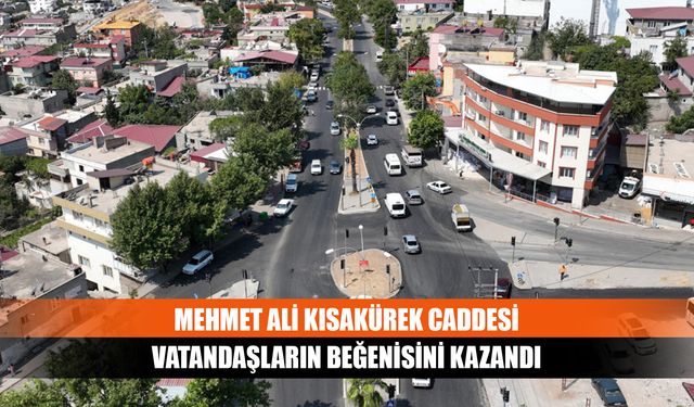 Mehmet Ali Kısakürek Caddesi Vatandaşların Beğenisini Kazandı