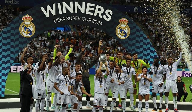 Real Madrid UEFA Süper Kupa'nın sahibi oldu