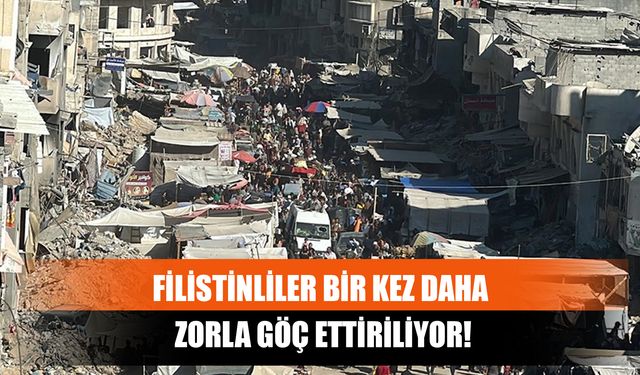 Filistinliler Bir Kez Daha Zorla Göç Ettiriliyor!