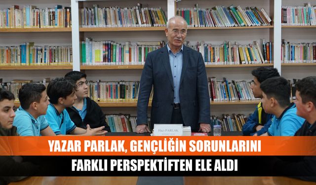 Kütüphane Söyleşileri, Eğitimci-Yazar Hacı Parlak’ı ağırladı