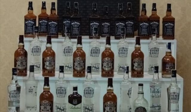 Adana'da 2 bin litre sahte alkol ele geçirildi