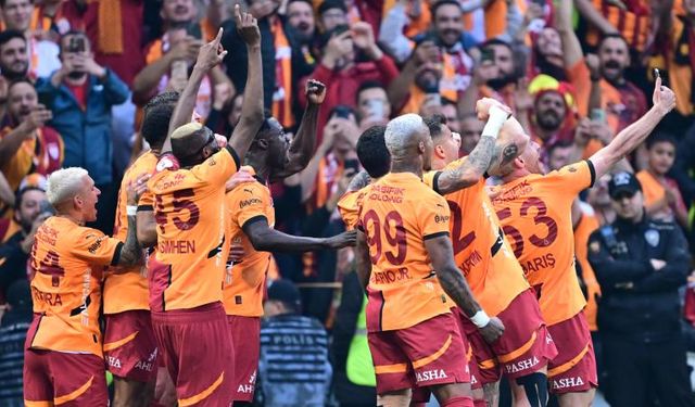 Süper Lig'de şampiyon Galatasaray