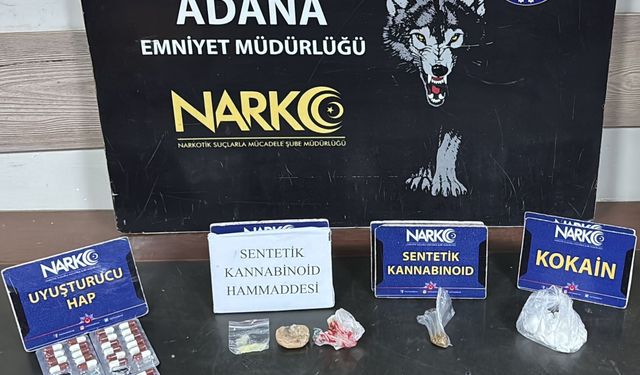Adana'da uyuşturucu operasyonlarında yakalanan 55 şüpheli tutuklandı