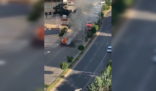 Korkutan anlar Barbaros Caddesi’nde yaşandı