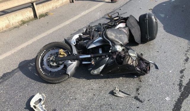 İneğe çarpan motosiklet sürücüsü hayatını kaybetti!