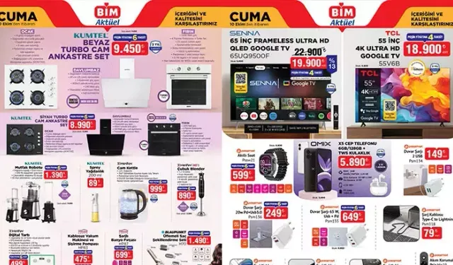BİM’de 3 Ekim Cuma Aktüel Ürünleri Satışta! 7-10 Ekim İndirim Listesi de Açıklandı
