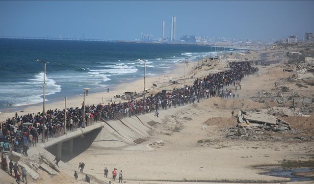 Ateşkes devreye girdi Filistinliler evlerine dönmeye başladı