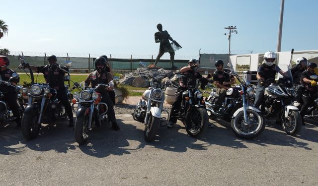 Hatay'da motosikletliler DMD hastası çocuk için konvoy oluşturdu