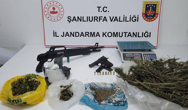 Şanlıurfa'da uyuşturucu ve silah kaçakçılığı operasyonunda 1 şüpheli yakalandı