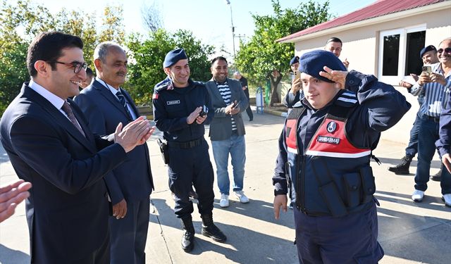 Osmaniye'de down sendromlu Hacı temsili askerlik yaptı