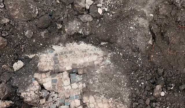 Roma Dönemi'ne ait mozaik ortaya çıktı