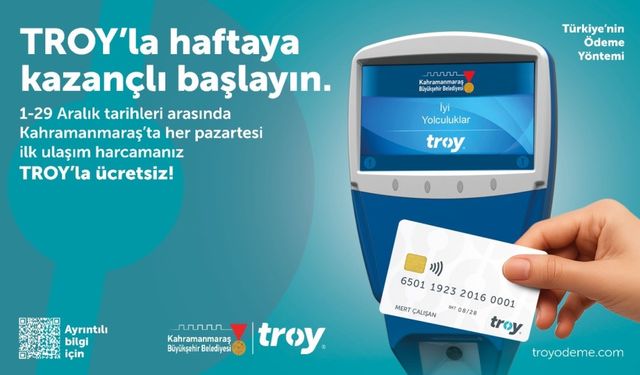Büyükşehir’den ulaşımda troy müjdesi