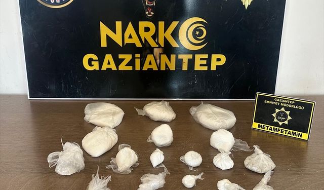 Gaziantep'te 1 kilo 155 gram uyuşturucu ele geçirildi